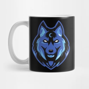 Blue Wolf Mug